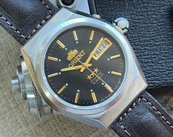 watch Orient . Vintage  mens mechanical japanese, Original wristwatch.