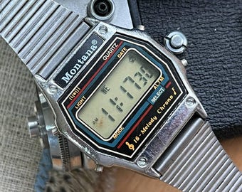 Armbanduhr MONTANA elektronische Vintage 90er Jahre USA