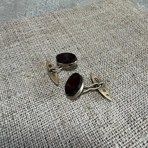 Cufflinks Vintage silver, original accessory, gift