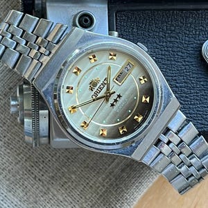 Uhr Orient Vintage mechanische Herrenuhr, Original aus Japan.
