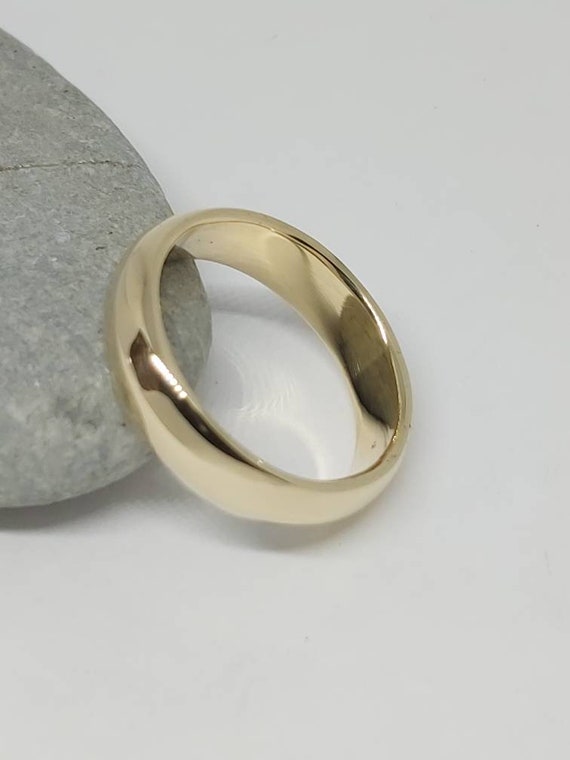 9ct gold court wedding best sale ring