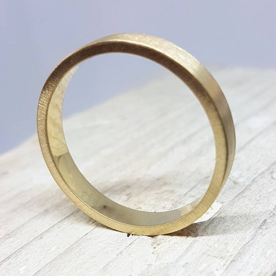 Fedi Nuziali Oro Giallo Anelli Anello A Fascia Da Donna In Oro 18