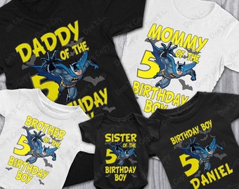 batman birthday shirt ideas