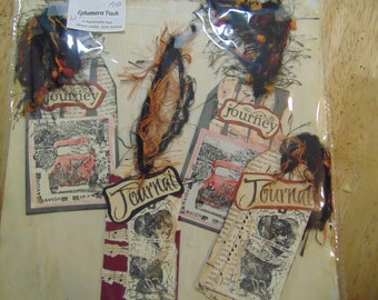 Handmade Vintage Style Tags for Mixed Media Junk Journals