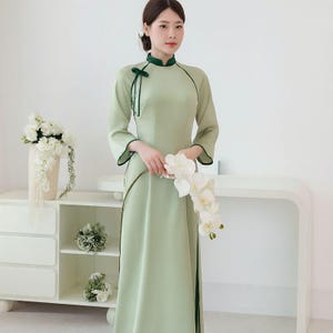 Áo Dài Truyền Thống Lụa Ngọc , Traditional Ao Dai, Vietnamese Ao Dai,Traditional Silk Ao Dai, áo dài truyền thống ,áo dài VietNam