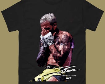 Charles Oliveira V2 - (Collection) UFC Fighters Tee, ufv Fighters T-Shirt,mma Fan, UFC Tee, UFC Champions Sports, Gift for Him Gift For Her