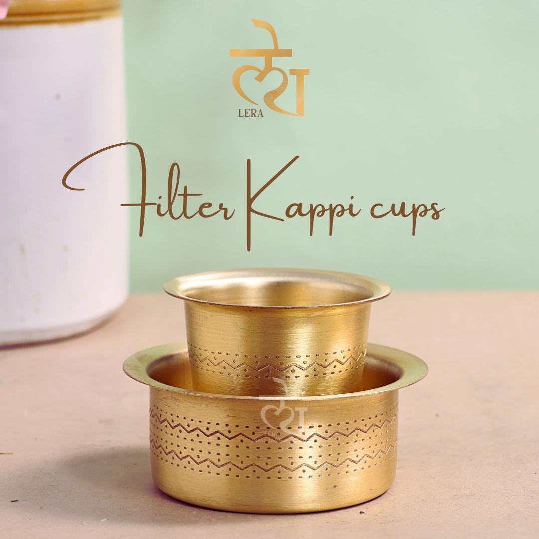 Coffee Cups | Brass | Handmade | Traditional Indian Kulhad - Etsy