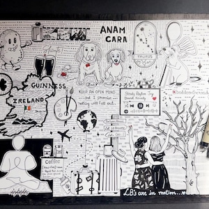 Custom Handmade Doodle | Personalized Cartoon Portrait | Custom Couple, Family, Graduation Illustration | Hand-Drawn Gift | Unique Art Gift