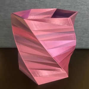 Vaso da interno geometrico stampato in 3D