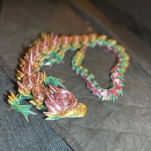 Articulated Rose Dragon fidget toy