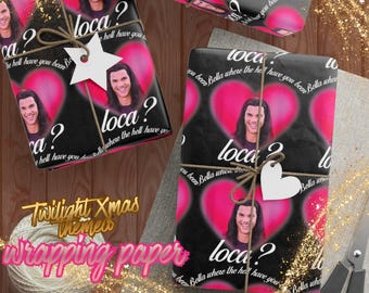 Funny Twilight Meme Jacob Black Wrapping Papers, Twilight Gift Wrap, Movie Fans, Novelty Gift, Holiday Gift Wrap