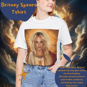 Pop Culture Icon Tee - Britney Spears Fan T-Shirt, Unique Gift for Music Lovers, Casual Wear, Memorable Statement Piece, Unisex Jersey Tee