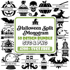 Geist Split Monogramm SVG Bundle |