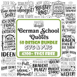 German School Quotes SVG Bundle |Classroom Svg |School Enrollment Svg |School Start Saying Svg |Schulkind 2027 Svg |German Schulkind Svg