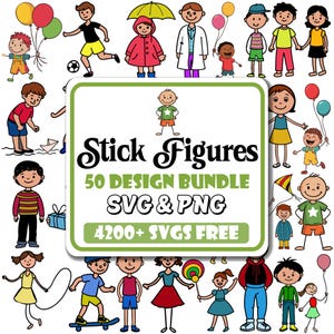 Stick Figures SVG Bundle |Stick Figure Life Svg |Playing Stick Men Svg |Stick Figure Family Svg |Stick Girl Sign Svg |Stick Men Sign Svg
