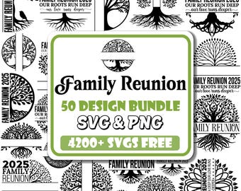 Family Reunion SVG Bundle: T-Shirts, Banners, and Keepsakes (Digital Download)