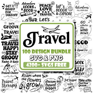 Travel Svg Bundle |Travelling Quotes Svg |Vacation Quote Svg |Friends Trip Svg |Travel Silhouette |Family Vacation Svg |Travel Saying Svg