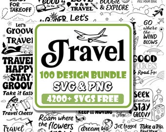 Travel Quotes SVG Bundle: Vacation & Adventure Designs (Digital Download)