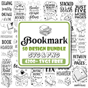 Paquete de marcadores SVG / Paquete de plantillas de marcadores SVG / Etiquetas de marcadores / Marcadores imprimibles / Clipart de marcadores / Plantillas de marcadores para Cricut