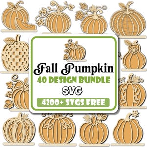 Fall Pumpkin Laser Cut Svg Bundle |Autumn Pumpkin Svg |Halloween Decor |Pumpkin Shelf Sitter |Halloween Pumpkin Svg |Standing Pumpkins Svg