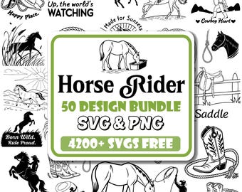 Horse Rider SVG Bundle |Horseshoe Svg |Running Horse Svg |Western Cowgirl Svg |Horse Rider Quotes Svg |Cowgirl Rider Svg |Western Cowboy Svg