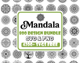 Intricate Mandala SVG Bundle: Vector Designs for Cricut & Silhouette (Digital Download)