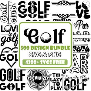 Golf Svg | Golf Svg Bundle | Golf Png | Split Monogram Svg |Golf Name Frame |Golf Club Svg |Golf Ball Svg |Cut files for Cricut & Silhouette