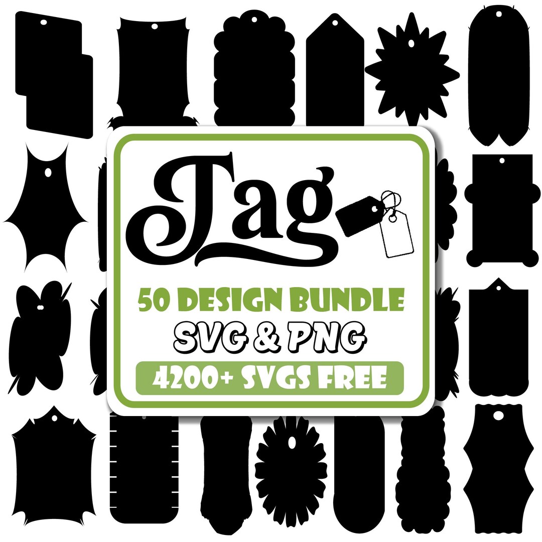 Tag Svg Bundle |label Svg |banner Svg |borders and Frames Tag |gift Bag ...