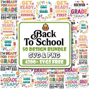 Back To School SVG Bundle: Teacher & Kid's Designs (Digital Download)