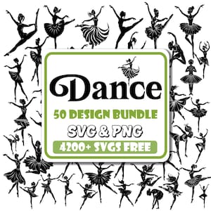 Dance SVG Bundle |Dance Pose Silhouette |Dance Lover Svg |Freestyle Move |Dance Team Svg |Dancing Doll |Ballet Dance Svg |Festival Dance Svg