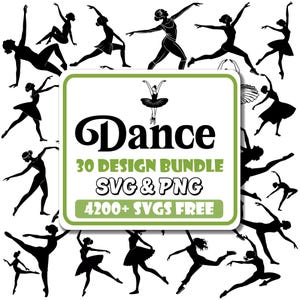 Dance SVG Bundle: Pose Silhouettes for Cricut & Silhouette (Digital Download)
