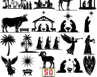 Nativity Scene Svg Bundle (Digital Download)