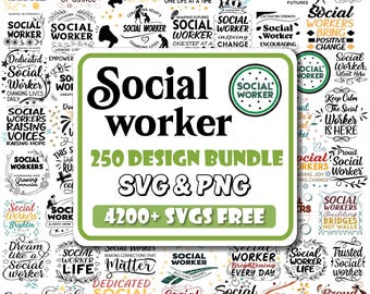Sozialarbeiter SVG Designs | Wertschätzungs-Geschenkpaket (Digital)