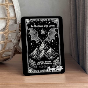 ACOMAF Kindle-fodral – Till stjärnorna som lyssnar | Boklikt omslag för Kindle Paperwhite 12:e generationen, Scribe, Oasis, ColorSoft, Kobo-omslag, presentidé