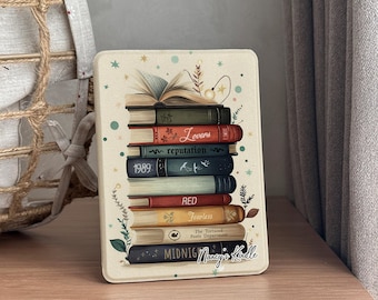 Retro Books Kindle Case with Strap: Personalized Kindle Cover