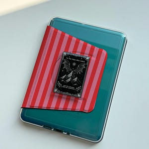 I'd Rather Be Reading Kindle Paperwhite Case with Strap, Red & Pink Bookish Cover for KoBo,Kindle Oasis, ColorSoft, Cute Gift for Book Lover image 7