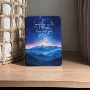 Custodia ACOWAR per Kindle – Lascia questo mondo migliore, regalo per lei, Kindle Paperwhite 12a generazione, Scribe, Oasis, Kobo, copertina morbida colorata