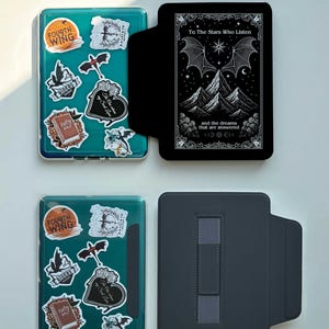 ACOMAF Kindle Hülle – Den Sternen die zuhören | Bookish Hülle für Kindle Paperwhite 12th Gen, Scribe, Oasis, ColorSoft, Kobo Hülle, Geschenkidee ClearMag Detach Case