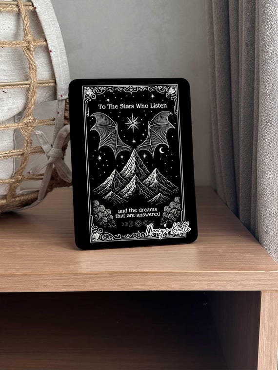 ACOMAF Kindle Case – To The Stars Who Listen | Bookish Cover for Kindle Paperwhite 12th Gen, Scribe, Oasis, ColorSoft, Kobo Cover, Gift idea