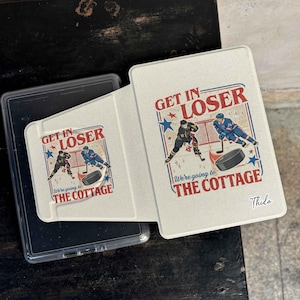 Get In Loser Kindle cover, Heated Rivalry Romance kindle case, Hockey rivals - Book Lovers, Kindle Scribe colorsoft, Kindle colorsoft LR MagClear Case
