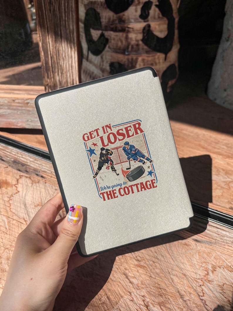 Get In Loser Kindle cover, Heated Rivalry Romance kindle case, Hockey rivals - Book Lovers, Kindle Scribe colorsoft, Kindle colorsoft image 7