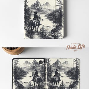Long Live Cowgirl Kindle case, compatible with Paperwhite 11th Gen (6.8”), Kindle Oasis 11th Gen, and Kindle Colorsoft 7. Features a vintage-inspired design, auto wake/sleep function, and durable protection. Perfect as a unique gift for book lovers