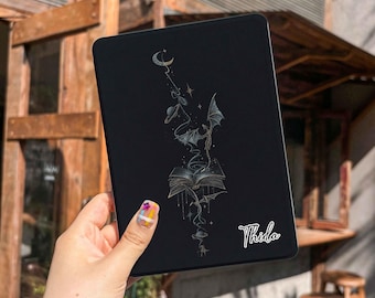 Throne of Glass Kindle Hülle - Heir of Ash and Fire Dragon Moon Bookish Cover für Kindle Paperwhite, Scribe, Oasis, Kobo