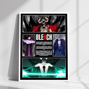 Bleach Digital Poster - Ichigo Kurosaki Printable Wall Art 18x24 Inch - Instant Download Bleach Decor