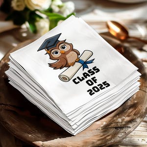 Owl Graduation 2025 Digital Design, Graduation Clipart, Cute Owl, Graduation Gift, Owl Graphic, Class of 2025, Graduation Digital