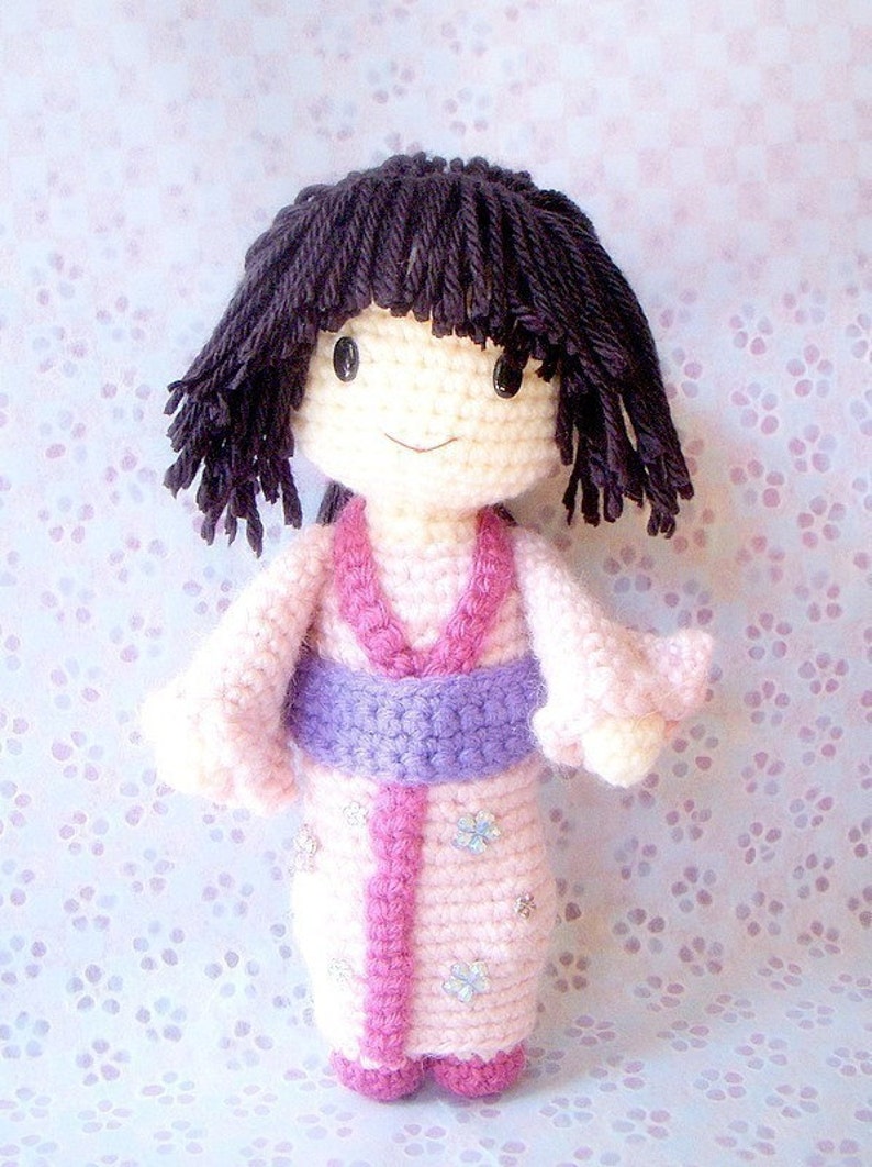 Aiko Crochet Amigurumi Japanese Girl Doll Pattern / PDF Etsy