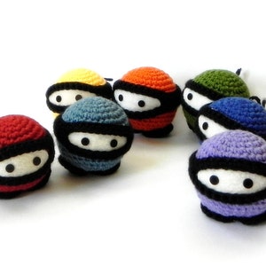 Amigurumi toy pattern Rainbow Ninja Crochet amigurumi doll tutorial PDF image 3