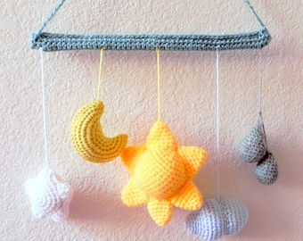 Amigurumi pattern - From the sky -  crochet amigurumi Mobile tutorial PDF