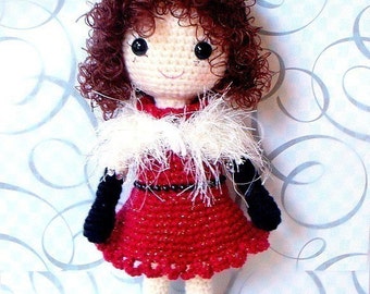 Party N Party - Crochet Amigurumi girl doll pattern / PDF