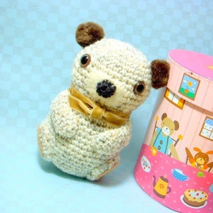 Pom Pom Ears Bear - Amigurumi animal toy pattern / PDF